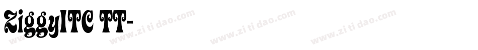 ZiggyITC TT字体转换